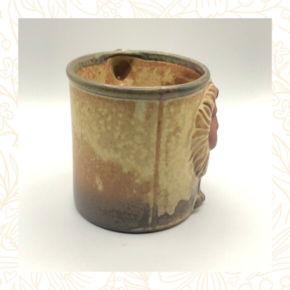 John Buck Lion Mug Collectable Studio Pottery Made in Japan - Picture 3 of 5